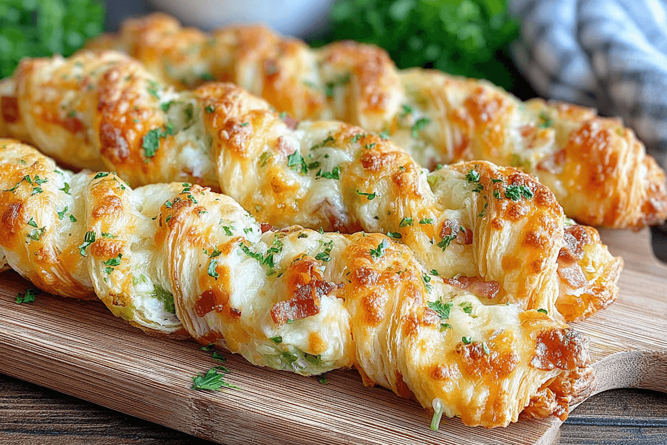 Bacon and Cheese Twists Recipe
