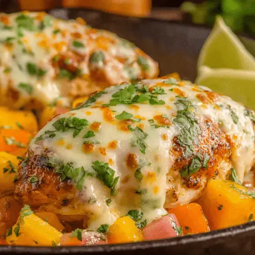 Baja Chicken with Sauteed Vegetables Recipe