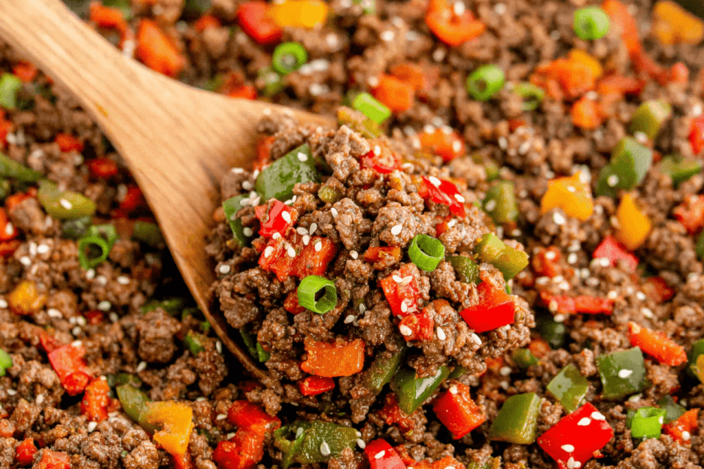 Pebber And Rice Delicious Beef and Pepper Rice Bowls Recipe - Quick & Easy Meal