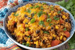 Beef Enchilada Casserole With Rice