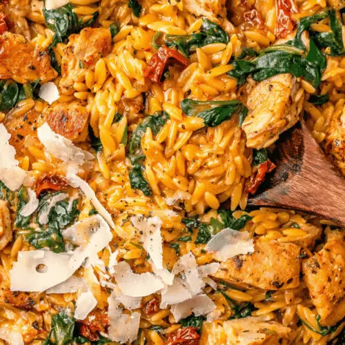 Cajun Chicken Orzo Skillet Recipe