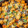 Cheesy Chicken and Sweet Potato Skillet Recipe