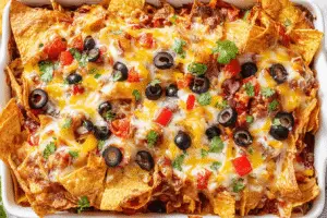 Cheesy Dorito Veggie Casserole