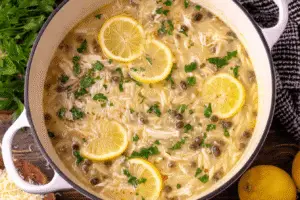 Chicken Piccata Soup