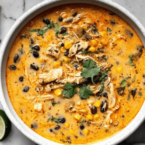 Chicken Poblano And Black Bean Soup Recipe