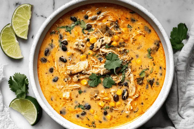 Chicken Poblano And Black Bean Soup Recipe