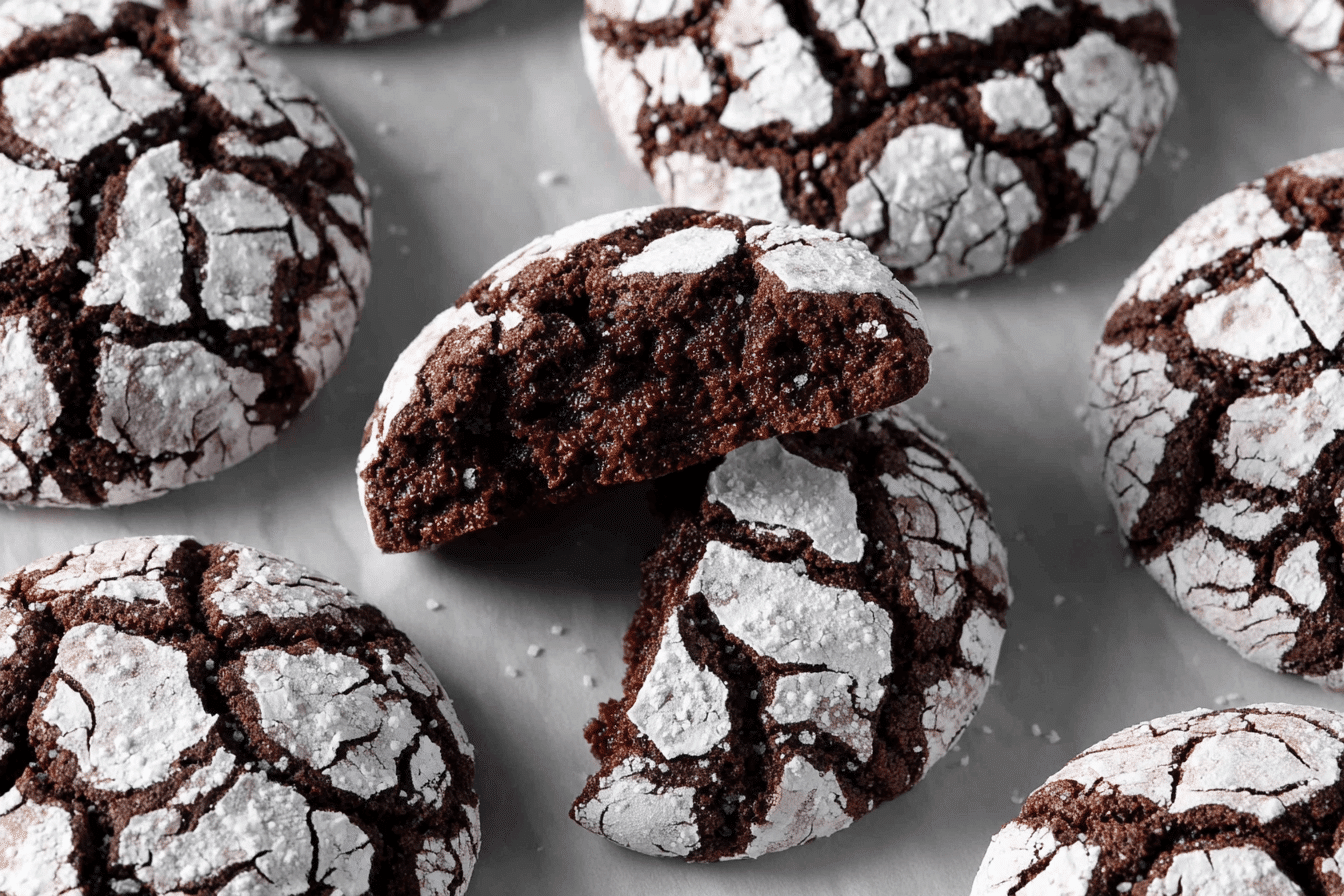 Chocolate Crinkle Cookies Recipe