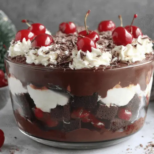 Christmas Black Forest Trifle Recipe