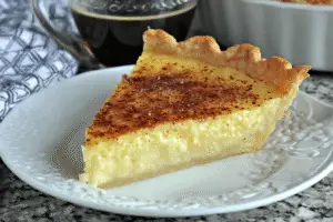 Christmas Eve Cinnamon-Vanilla Custard Pie