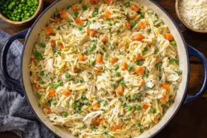 Cozy Chicken Pot Pie Orzo