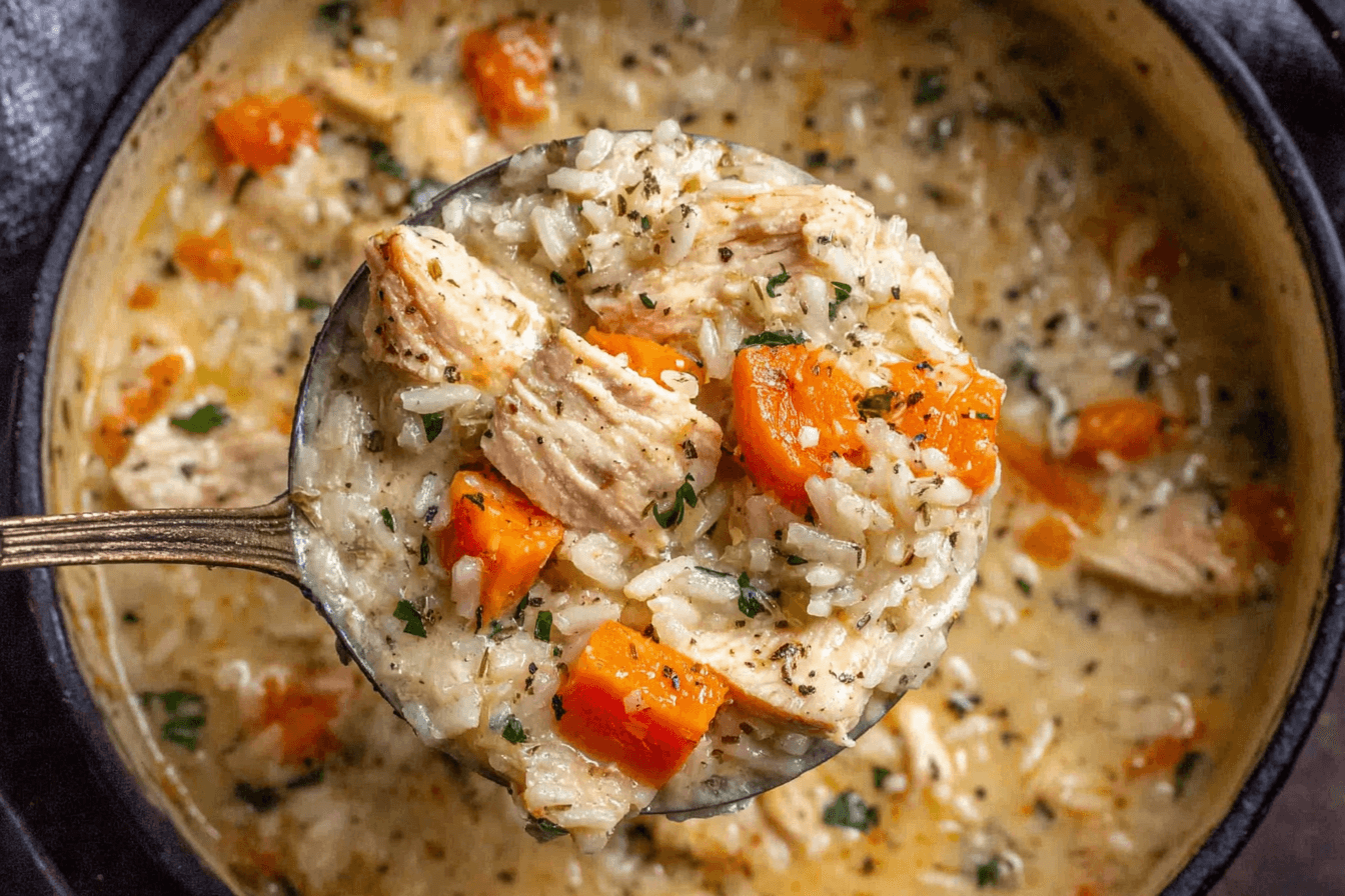 Crack Chicken And Rice Soup Recipe