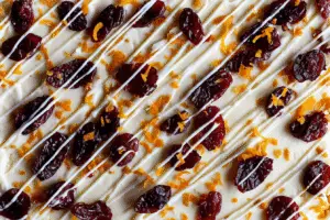 Cranberry White Chocolate Bars