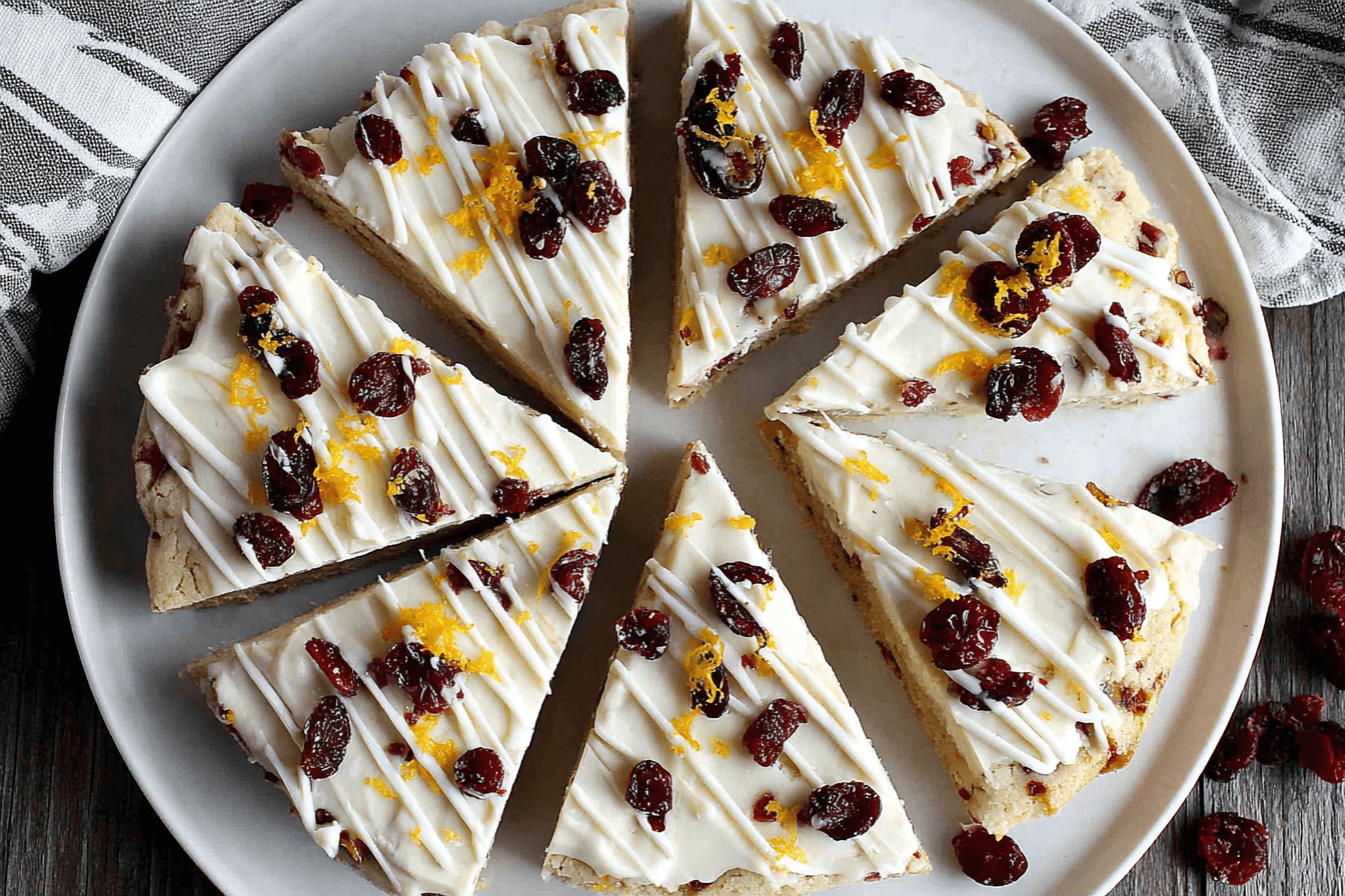 Cranberry White Chocolate Bars Recipe