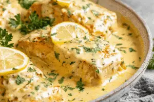 Creamy Baked Fish