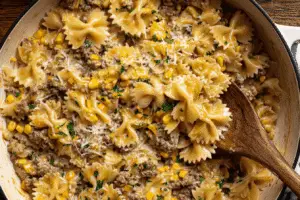 Creamy Beef Pasta Skillet