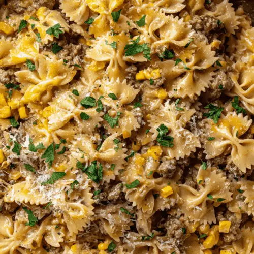 Creamy Beef Pasta Skillet Recipe