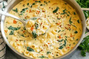 Creamy Chicken Pasta Soup