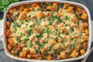 Creamy Chickpea Bake
