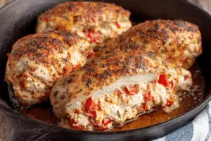 Creamy Pepperjack Stuffed Chicken Breast
