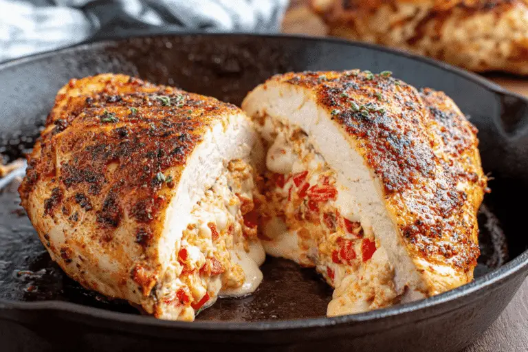 Creamy Pepperjack Stuffed Chicken Breast Recipe