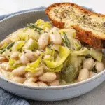 Creamy Rosemary Butter Beans with Leeks Recipe
