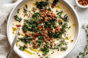 Creamy Sausage and Kale Soup