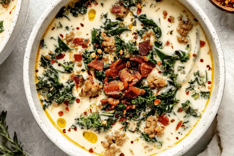 Creamy Sausage and Kale Soup Recipe