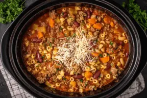 Crock Pot Pasta Fagioli