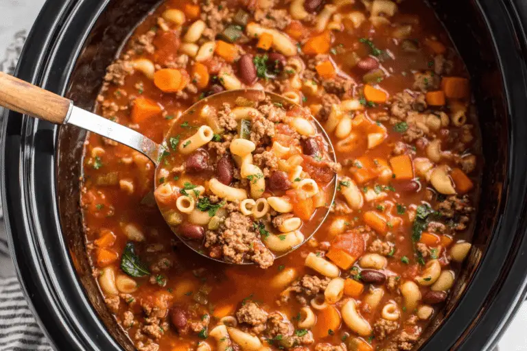 Crock Pot Pasta Fagioli Recipe