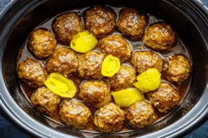 Crockpot Mississippi Meatballs