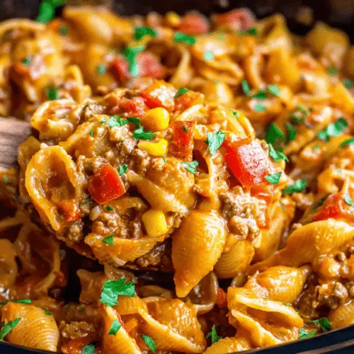 Crockpot Taco Pasta Recipe