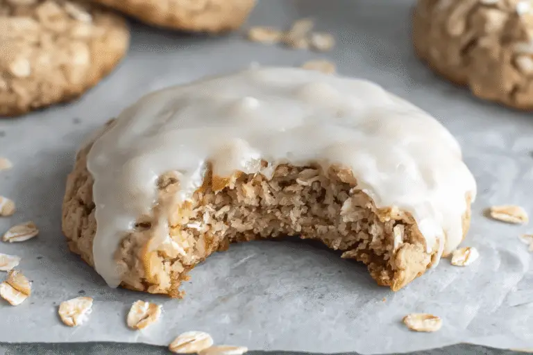 Crumbl Iced Oatmeal Cookies Recipe