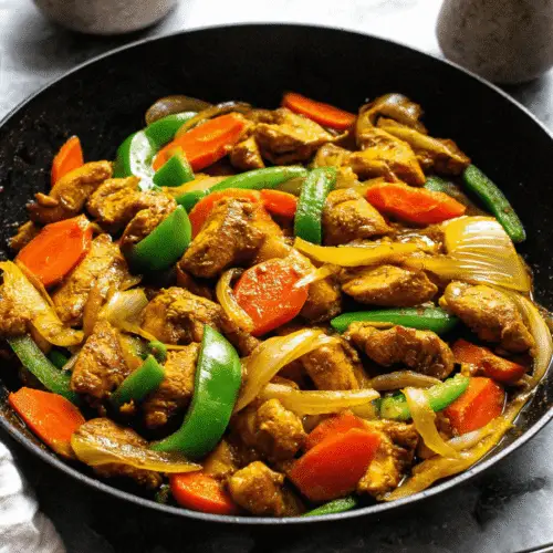 Curry Chicken Stir Fry Recipe