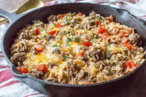 Easy Porcupine Skillet
