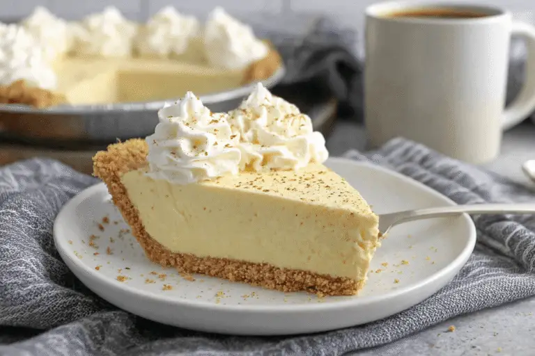 Eggnog Pudding Pie Recipe