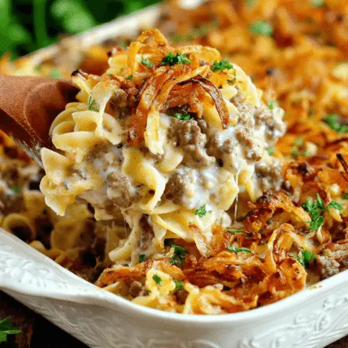 French Onion Beef Casserole Recipe