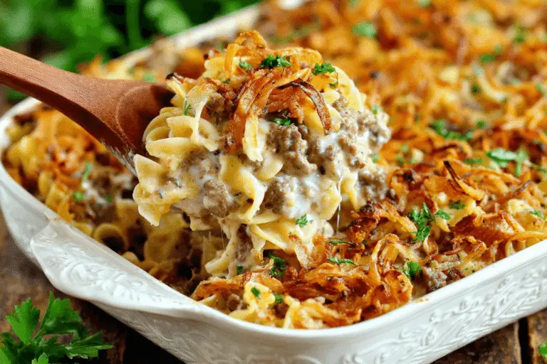 French Onion Beef Casserole Recipe