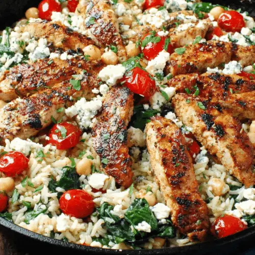Greek Lemon Chicken with Feta Rice Recipe
