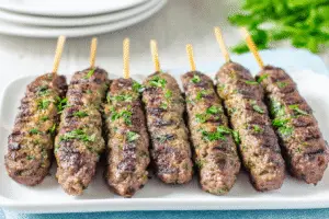 Grilled Kafta Kebabs