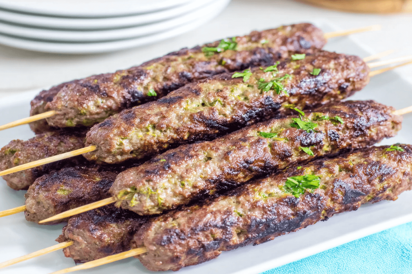 Grilled Kafta Kebabs Recipe