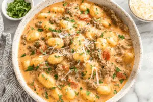 Ground Beef Gnocchi