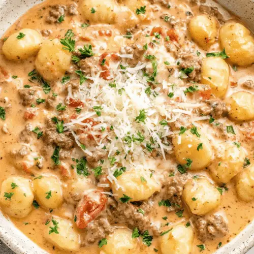Ground Beef Gnocchi Recipe