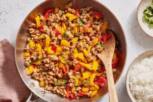 Ground Turkey And Peppers