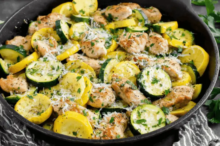 Healthy Chicken Breast With Zucchini And Squash Recipe