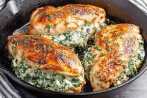 Herbed Ricotta Stuffed Chicken