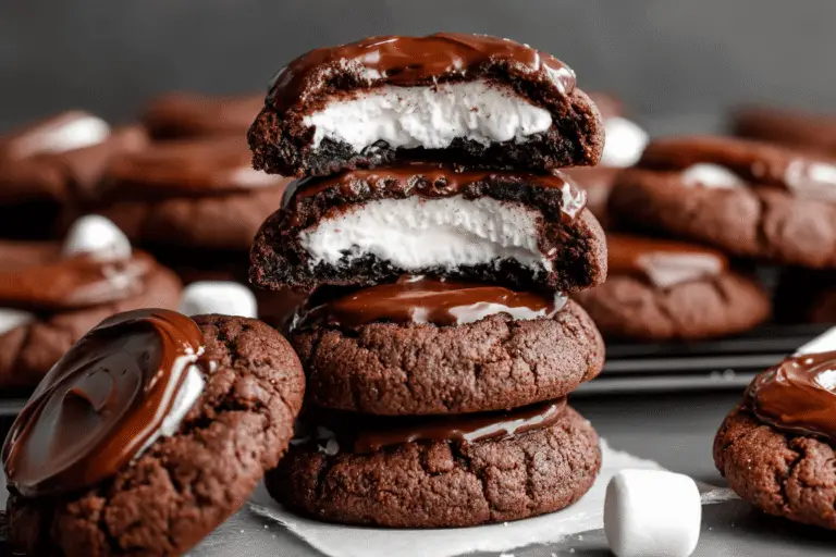Homemade Hot Cocoa Marshmallow Cookies Recipe
