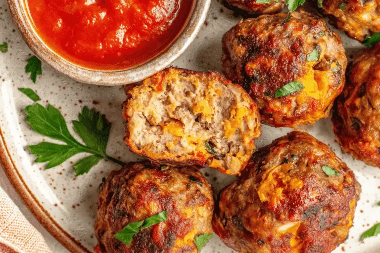 Homemade Pizza Meatballs Recipe
