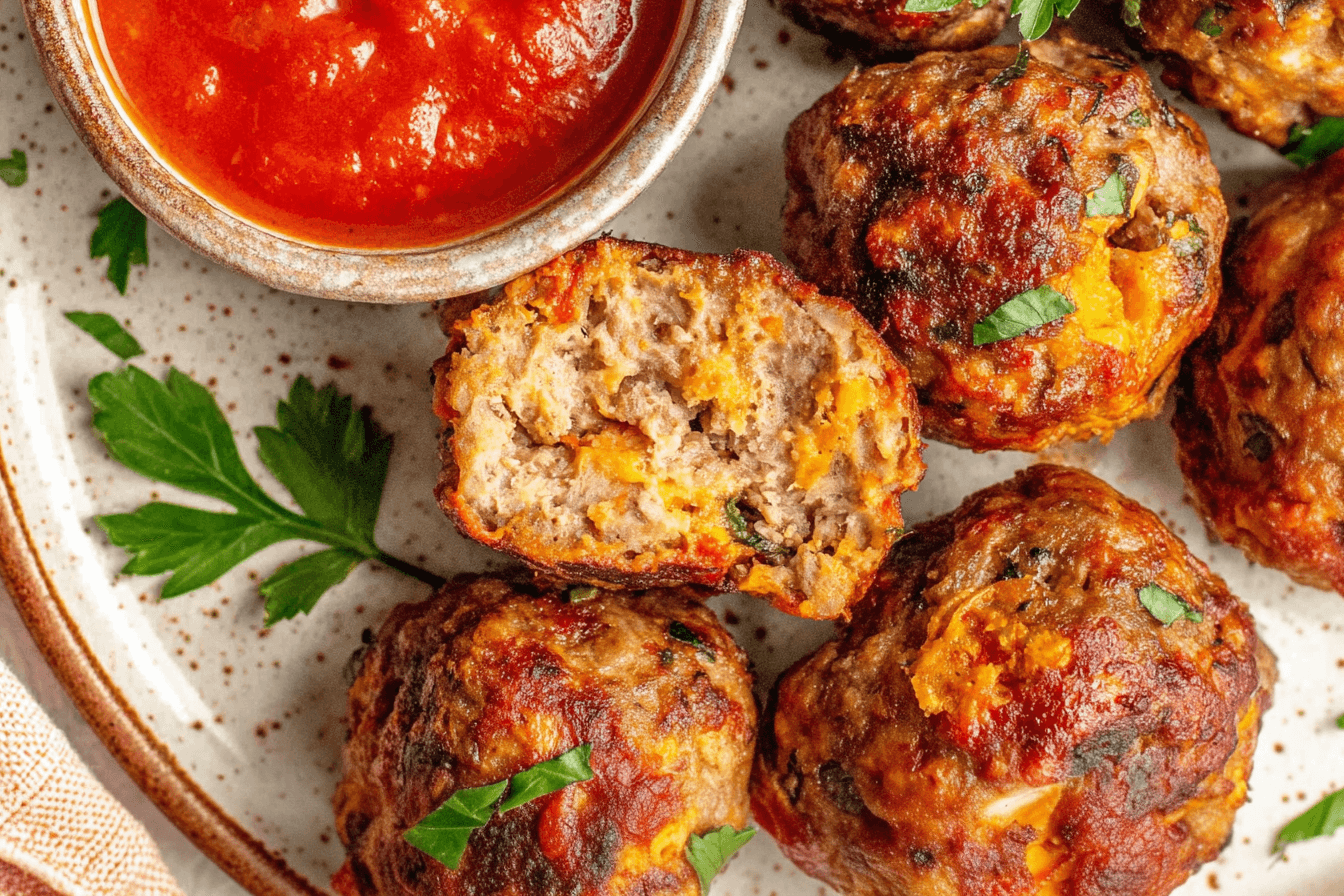 Homemade Pizza Meatballs Recipe