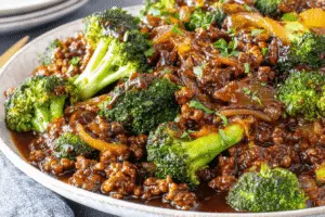 Honey Garlic Beef and Broccoli