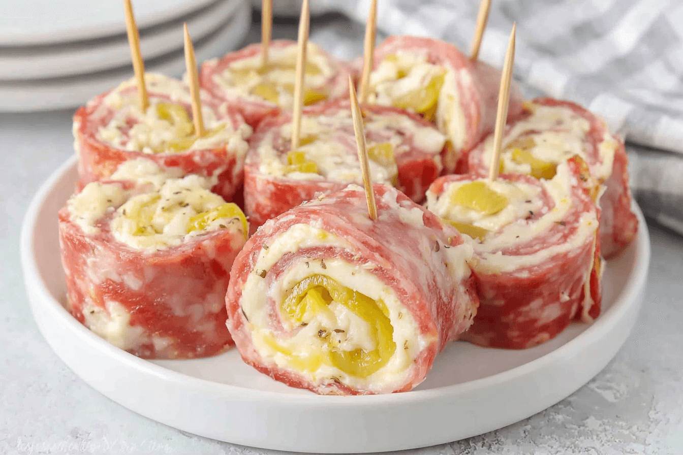 Irresistible Keto Salami Roll-Ups Recipe